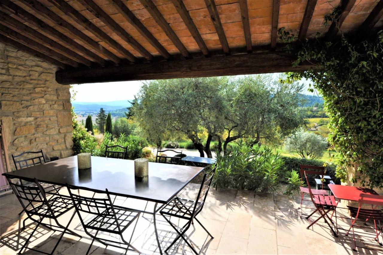 In Gordes, Facing The Entire Luberon Park A Beautiful 5 Bedrooms House Buitenkant foto