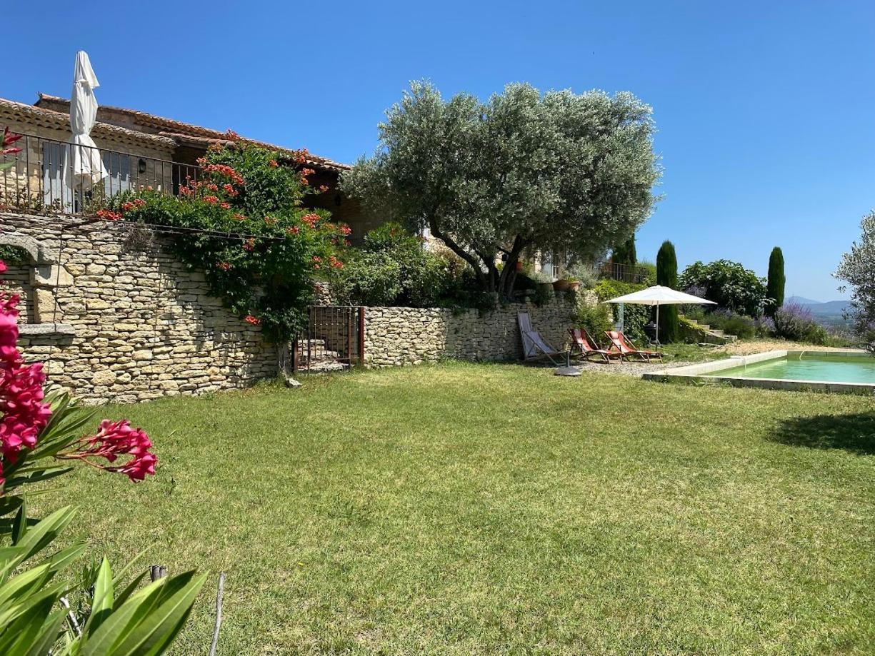 In Gordes, Facing The Entire Luberon Park A Beautiful 5 Bedrooms House Buitenkant foto